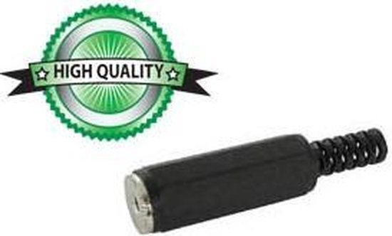 Velleman CA007 - 2.5mm Mono Jack Connector - Black Plastic