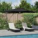 Prolenta Maison Exclusive Roma Parasol, zwart, 286 x 284 x 270 cm, aluminium en polyester