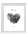 Deknudt Frames s021d 1-20.0 x 25.0 fotolijst met verzilverd aluminium frame 20 x 25 cm