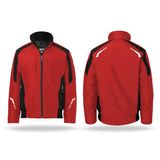 Kübler weerblouson, Large, Mittelrot/schwarz, 1