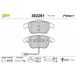 Valeo Set van 4 Remblokken Essential 302261, Vooras