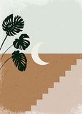 Komar Muurafbeelding - Silence Crescent Moon - 50 x 70 cm