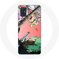 Maniacase Hoesje voor Samsung Galaxy A71 Yamato Et Zoro One Piece Anime Poster