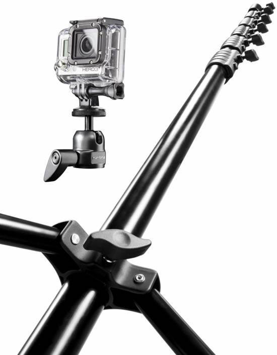 Mantona Maxi Airview statief 6m voor GoPro