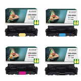Evoke Compatible Toner for Canon Crg-055H Crg055H 055H 4X Cmyk: Black, Cyan, Magenta, Yellow 25300 Pages I-Sensys Lbp662Cdw Lbp663Cdw Lbp664Cx; Mf741Cdw 742Cdw 743Cdw 744Cdw 745Cdw 746Cx