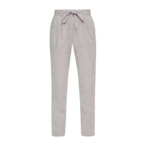 Q/S by s.Oliver High Waist Tapered Fit Pant - Grey