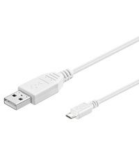 Goobay USB 2.0 A/Micro-B Kabel - 1.8m - Wit