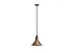 DCW Suspension Lampe Gras 322 XL, conique, cuivre brut