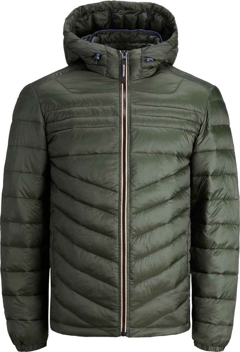 JACK & JONES PLUS JJEHERO PUFFER HOOD PS SN Heren Jas - Maat 3XL