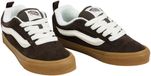 Vans Knu Skool Sneakers Senior donkerbruin - wit