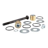 Zündapp Axe de bras oscillant + coussinets + rondelle/joint torique pour Zündapp Bergsteiger M 25 50 Type 434 (jusqu'à FG-Nr. 1425305)