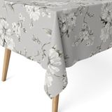 ECOMMERC3 Vlekafstotend tafelkleed voor rechthoekige tafel, 240 x 140 cm, grijs