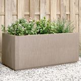 Maison Exclusive Jardinière, brun clair, 80x36x35 cm, plastique PP