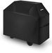 Merkloos Housse de barbecue - Housse de grill 147 cm - Noir/Blanc - Polyester