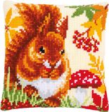 Vervaco Kruissteekkussen kit - Eekhoorn in de herfst - PN-0197334