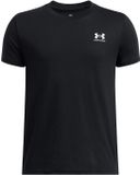 Under Armour UA B SPORTSTYLE LC SS T-shirt unisexe - Noir - Blanc