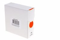 Rillprint Etiket 25mm 500st op rol fluor rood