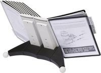 Durable 551922 Sherpa Tafel zichtpanelensysteem met 20 zwart/grijze zichtpanelen