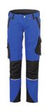 Planam dames werkbroek Norit (6410) - Blauw | Zwart - 48