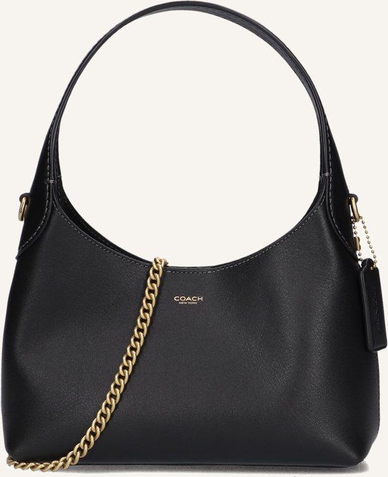 Coach Brooklyn Shoulder Bag 23 Schoudertas Dames Zwart Leer