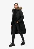 Superdry Everest Doudoune Longline - Femme - Jet Black - XS