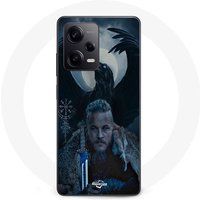Xiaomi Redmi Note 12 Pro 5G Hoesje Vikingen ragnar lothbrok raaf