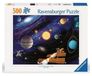 NATHAN JEUX Puzzle 500 pièces, Thème : Système solaire, Bleu – À partir de 12 ans