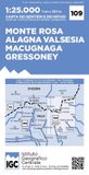 Carta GPSR Kontakt Wandelkaart Italië IGC 109 Monte Rosa, Alagna Valsesia 1:25.000