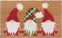 Hanse Home 105674-45X75 Vloermat Rechthoek Kokosvezel Bruin, Rood, Wit 45 x 75 cm