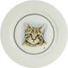 Boerenwinkel Ontbijtbord - Aardewerk - Wit Bedrukt - Rond - Ø21 cm - Kat