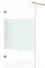 Maxaro Inloopdouche Diamond 110cm 8mm Helder Veiligheidsglas met Matte Strook Goud