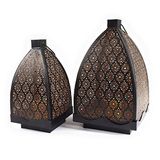 Pajoma 2-delige set Oosterse lantaarns Chennai, H 24/30 cm