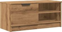 Syfax Artisanaal Eikenkleur Tv-meubel 80x35x36,5 cm Bewerkt Hout