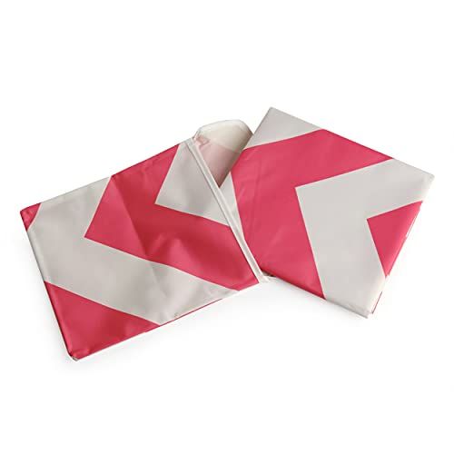 PRINCE LIONHEART Catch All Protective Floor Mat - Orange Chevron