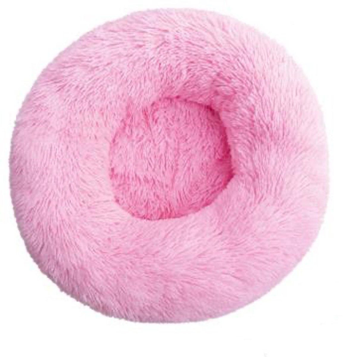 BEESSIES BEESSIES® Donut Hondenmand - 80 cm - Roze - Wasbare Hoes - Hondenbed