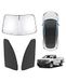 Karltys 3PCS Windshield Sun Shade for 2014-2018 Chevy Silverado/GMC Sierra 1500