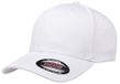 Flexfit Atletische getailleerde baseballpet voor heren, wit/weelderige tuin, S-M