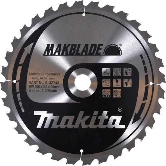 Makita Accessoires Makita MAKBLADE zaagblad 305x30x32Z - B-32742