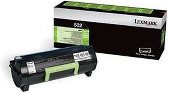 Lexmark 502 Toner Zwart Origineel 1500 Pagina's