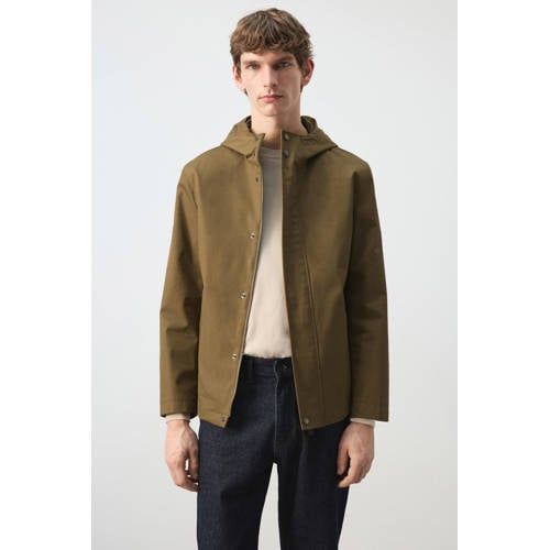 Mango Man Parka Kaki