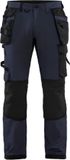 Blåkläder Werkbroek met 4-weg stretch 1522-1645 - Donker marineblauw/Zwart - C60