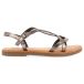 GIOSEPPO Varzea sandalen van metallic leer in crème-wit voor meisjes, Lood, 32 EU