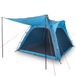 Syfax Tent 4-persoons waterdicht snelontgrendeling blauw