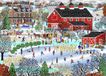 Alipson Puzzle Étang aux canards en hiver - 1000 pièces