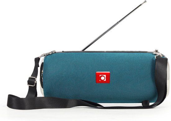 Gembird Draagbare Bluetooth Speaker met Antenne - Compact Groen Design - Veelzijdige Connectiviteit