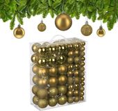 Relaxdays kerstballen set van 138