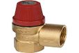 Caleffi Membraan veiligheidsventiel 1/2 x 3/4 inch reactiedruk 2,5 bar overdrukventiel drukbegrenzingsventiel membraanventiel