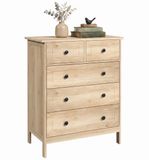 HOMCOM Ladekast - MDF - 74x40x91cm - Eikenhout