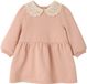 Vertbaudet Babyjurk van sweater met gehaakte kraag