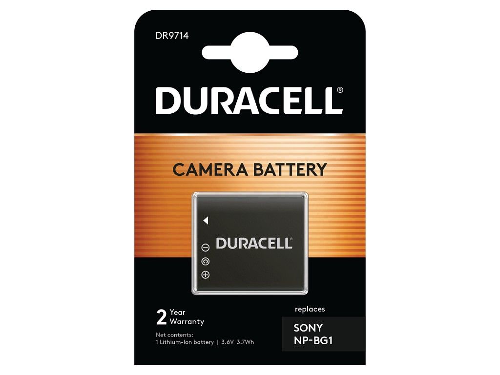 Duracell DR9714 Camera Battery - 1020mAh - Compatible with Sony NP-BG1